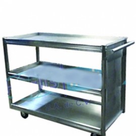Carro transportador de charolas para alimento-PuntoMedico- HEL-HM325