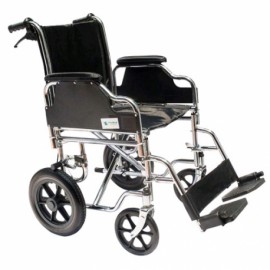 Silla de traslado de acero con asiento de 18"-PuntoMedico- MST-STKY904BJ-46