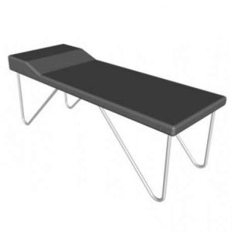 Chaise longue tubular cromado-PuntoMedico- ESG-CHE301