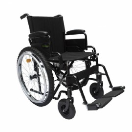 Silla de ruedas Tornado con llantas de 24" incluye bomba de aire y aro propulsor-PuntoMedico- MST-SR0818NBTO