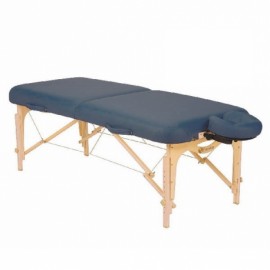 Mesa para masaje plegable SPIRIT II azul místico con soporte para cabeza y bolsa negra-PuntoMedico- DYN-ESMT1-MB