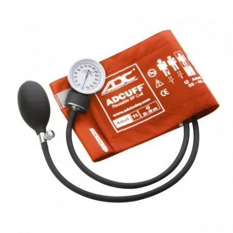 Baumanómetro aneroide ADC modelo 760  naranja, paquete con 3 piezas-PuntoMedico- ADC-760-OR