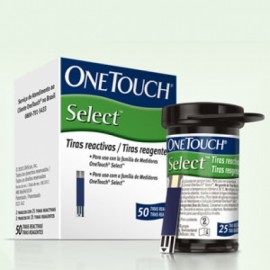 Tiras reactivas OneTouch Select c/50 pzs-PuntoMedico- LFC-SS50