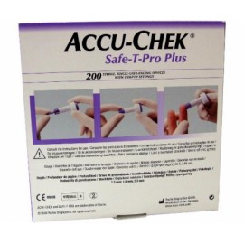 Puncionador accu-check safe t-pro plus con 200 piezas-PuntoMedico- ROC-FL3603539200