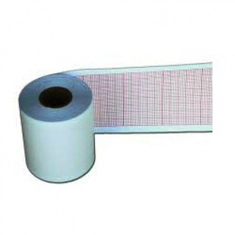 Papel para ECG rollo de 50 mm x 30 mts verde caja con 10 rollos-PuntoMedico- LES-5030-PAQ